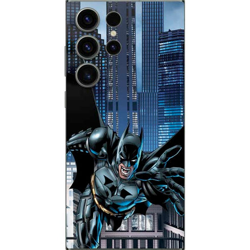 DC Comics Batman Dark Knight Comic Art Action Pose Galaxy S25 Ultra Skin
